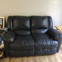 FREE Leather Recliner Love Seat 