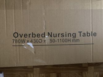 Overbed Nursing Table & Medical King  Shower Chair 
