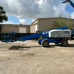 2014 Genie S-60X 4x4 Diesel Telescopic Boom Lift Man Platform - 4,281 Hours