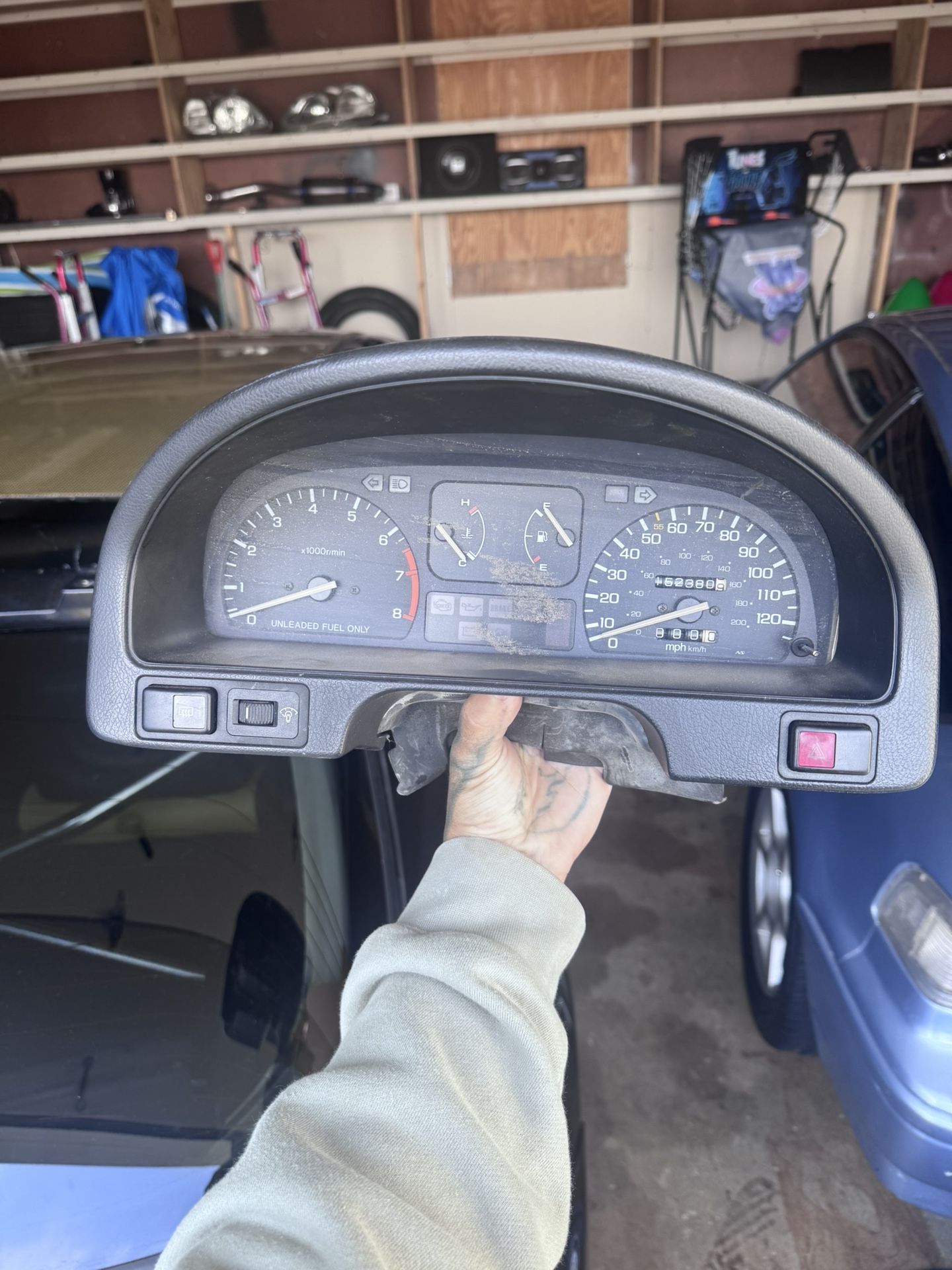 Honda Crx Cluster