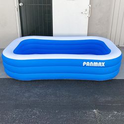 (New in Box) $25 Inflatable Pool for Kids, 95x56x22” Swimming Pool for Outdoor, Garden, Backyard, Summer Water Party 
