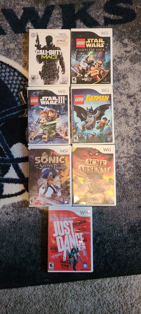 Wii NINTENDO games 20 Each