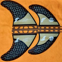 *MINT* Rastavich Bamboo futures quad surfboard fins