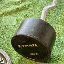 Titan Curl Bar 110lbs & 20lbs