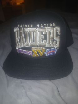 Raiders Raider Nation Super Bowl Snapback Hat