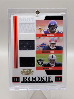 2007 Donruss Peterson Lynch Bush Rookie Patch /500