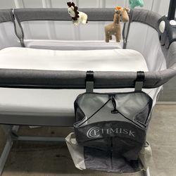 Portable Baby Bed Side Bassinet 4-1