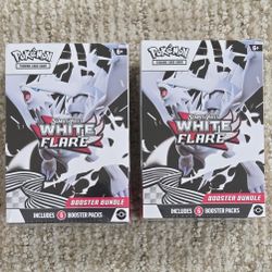 White Flare Booster Bundle Boxes X2 