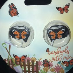 New Monarch Beautiful Ear Buds /mic