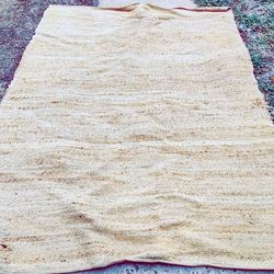 Woven Natural Fiber Rug  8x10