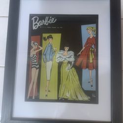Barbie Vinyl Case Cover In A Frame 