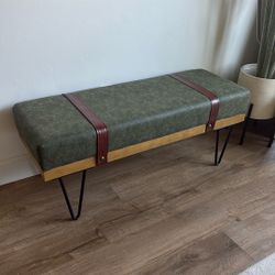 Leather Bench 