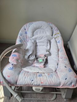 Ingenuity Keep Cozy 3-in-1 Grow with Me Vibrating Baby Bouncer Seat & Infant to Toddler Rocker, Vibrations & -Toy Bar, 0-30 Months