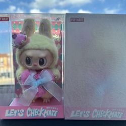 THE MONSTERS Let's Checkmate Series-Vinyl Plush Hanging Card