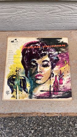 Sara Vaughan  Images   1954  on a 10 inch 33 RPM Record