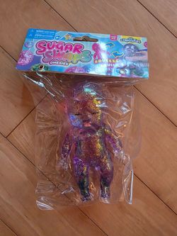Sugar Swap Onesies Baby Purple Glitter