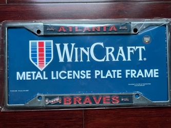 Atlanta Braves License Plate Frame