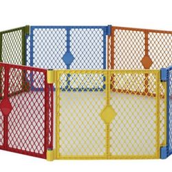 Toddleroo by North States Superyard Colorplay 8 Panel A as