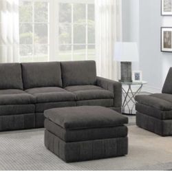 Sofa, Chair & Ottoman