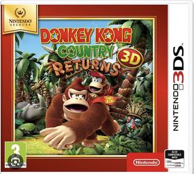 Donkey Kong Country Returns 3d Nintendo 3ds BOX ONLY
