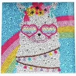 Llama With Glasses Diamond Painting Kit