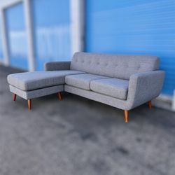 Mid Century Modern Chaise Sofa Delivery Available