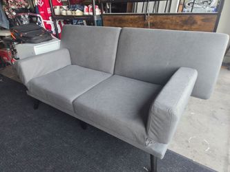 Futon couch sofa adjustable Grey gray nice