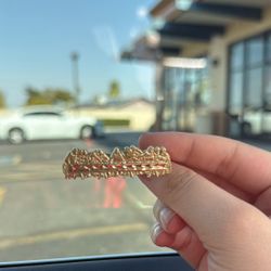 Last Supper 2 Finger Gold Ring 10k Ash