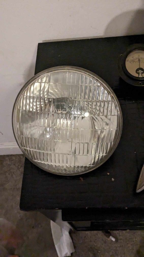 Pair of '49 Sylvania Headlights