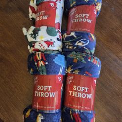 New Christmas Polyester Blanket