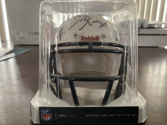 MINI HELMET SIGNED