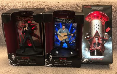 Elvis Musical Ornaments-3 Available