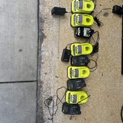 Ryboi 18v4 Battery And Chargers