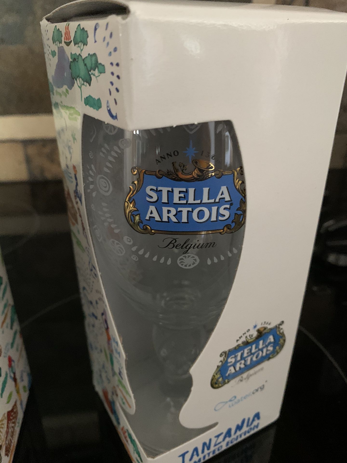 2x Stella Artois Better World 2019 Limited Edition Tanzania Chalice 2019 Mug Cup