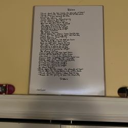 YELLOWCARD Handwritten Lyrics 