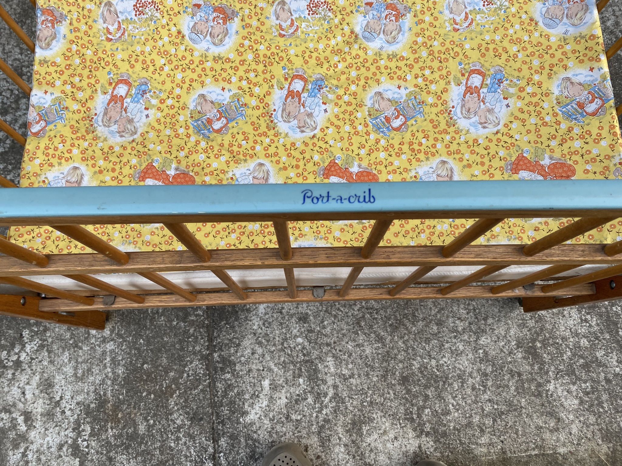 Antique Port-A-Crib