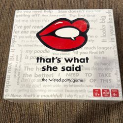 That’s What She Said Party Game