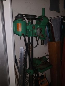 Vintage drill press very good cond westing house motor