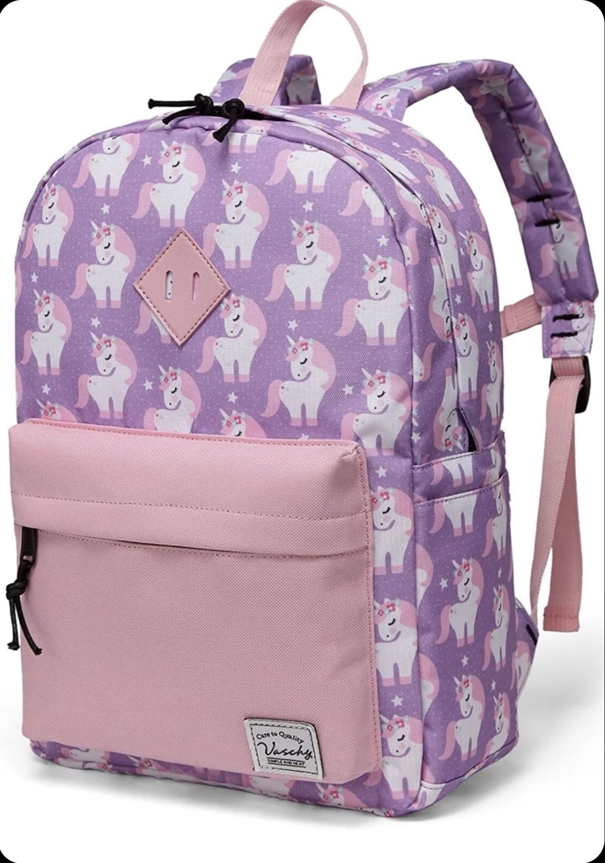 VASCHY girls Unicorn backpack for school, beach outdoor