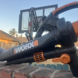 WORX Trivac 3-in-1 electric leaf blower, mulcher, and vacuum