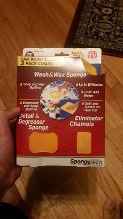 Car wash sponge all in 1.