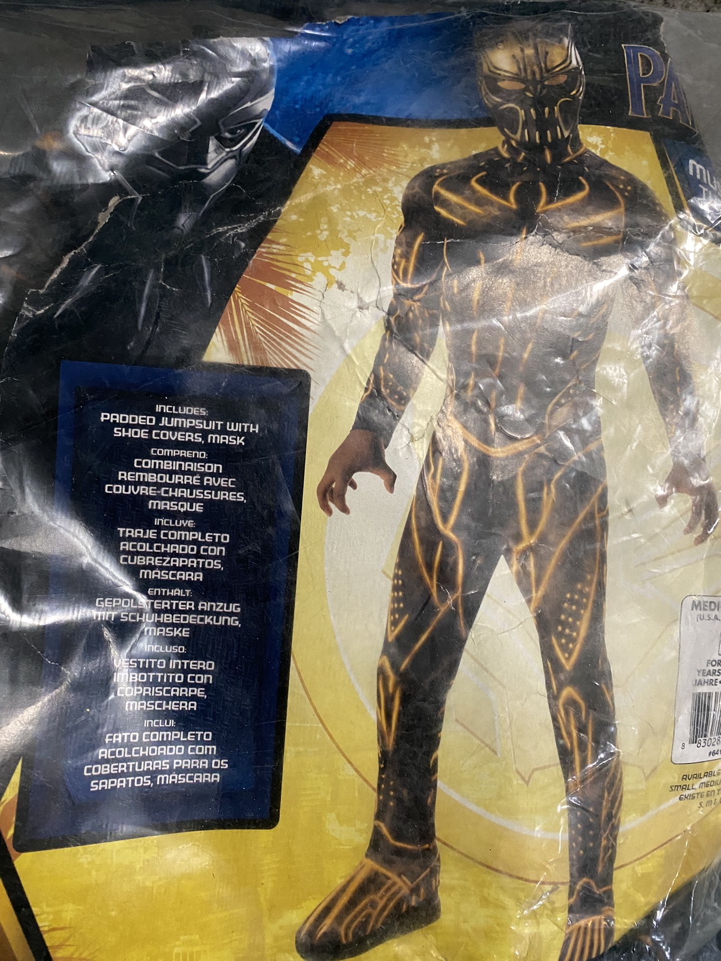 Boys Black Panther Halloween costume