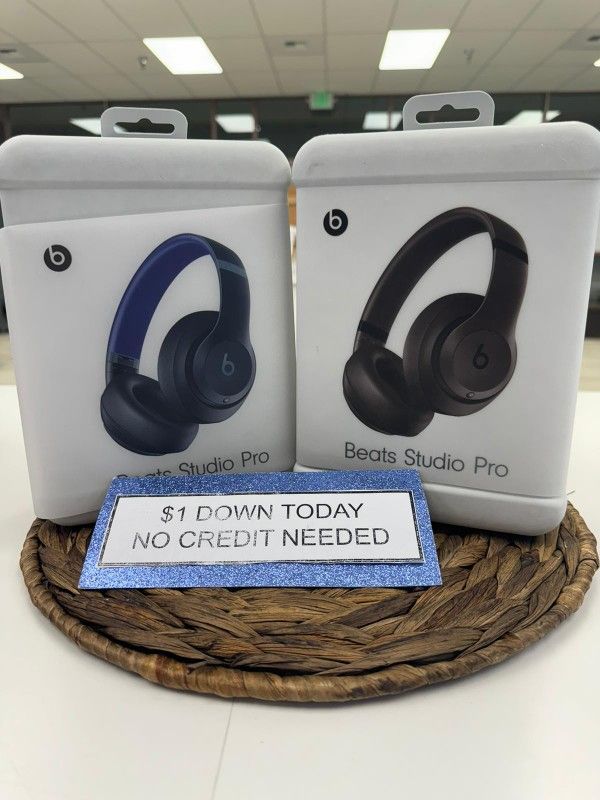 Beats Studio Pro Wireless Bluetooth Headphones NEW - Pay $1 Today To Take It Home And Pay The Rest Later! 