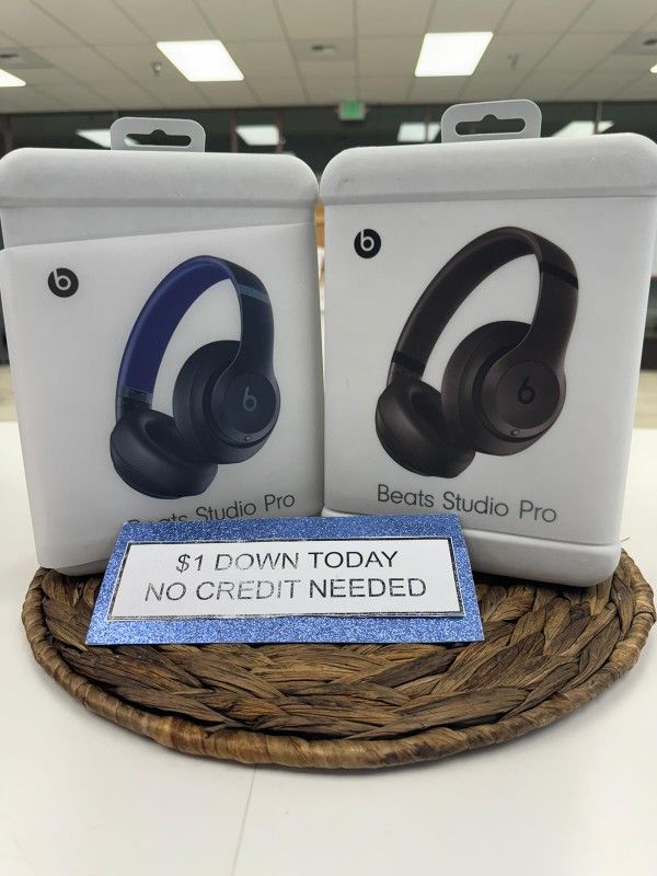 Beats Studio Pro Wireless Bluetooth Headphones NEW - Pay $1 Today To Take It Home And Pay The Rest Later!