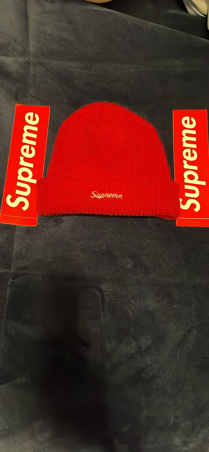 Supreme loose gauge beanie (FW21) bright red(NEED GONE ASAP)