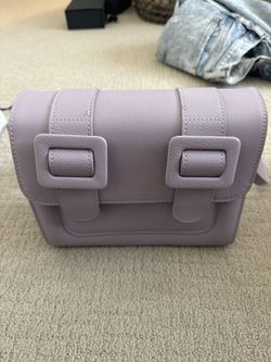 Merimies Lilac Buckle Crossbody Bag – Like New!