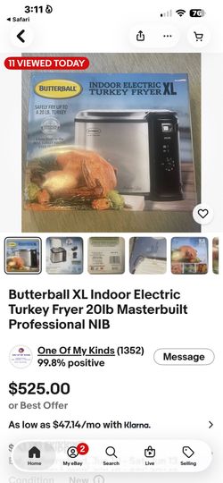Brand new Indoor electric turkey fry for only $275