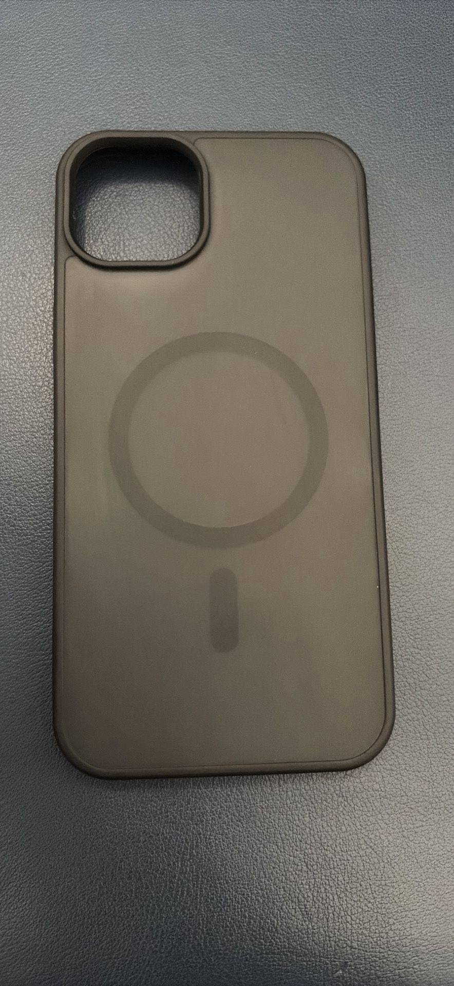 iPhone 14/15 Plus Magnetic Matte Black Phone Case