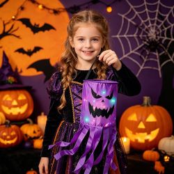Halloween Light-Up Trick-or-Treat Candy Bag