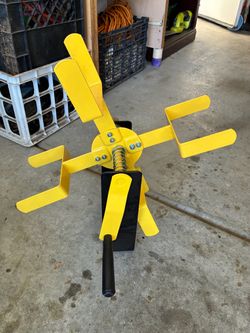 Air compressor hose holder